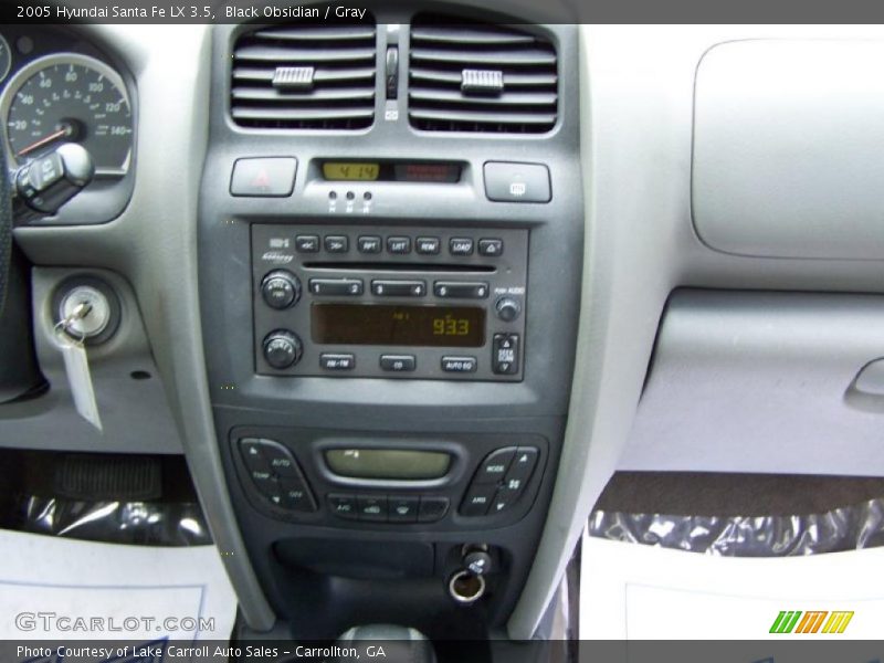 Black Obsidian / Gray 2005 Hyundai Santa Fe LX 3.5