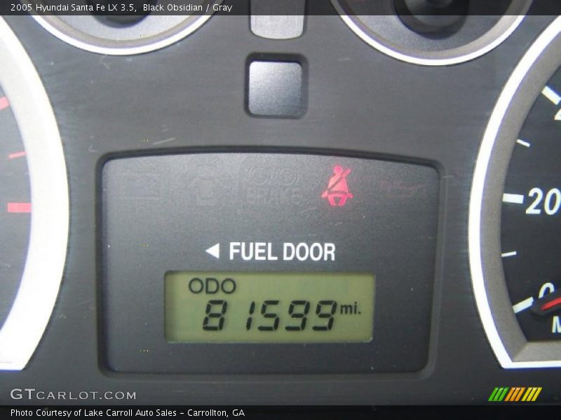Black Obsidian / Gray 2005 Hyundai Santa Fe LX 3.5