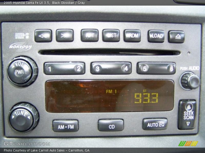 Black Obsidian / Gray 2005 Hyundai Santa Fe LX 3.5