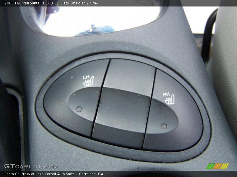 Black Obsidian / Gray 2005 Hyundai Santa Fe LX 3.5