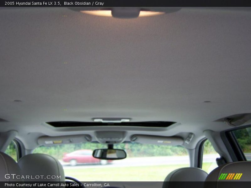 Black Obsidian / Gray 2005 Hyundai Santa Fe LX 3.5