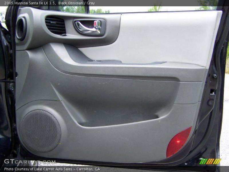 Black Obsidian / Gray 2005 Hyundai Santa Fe LX 3.5