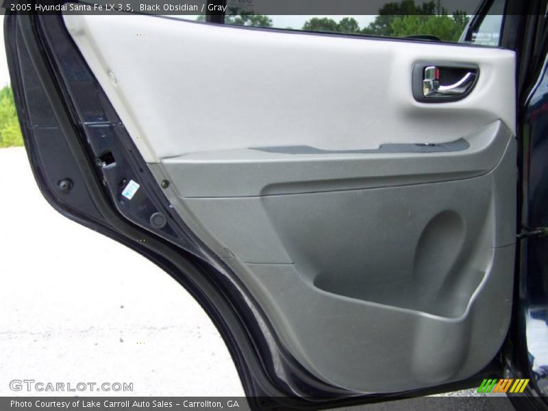 Black Obsidian / Gray 2005 Hyundai Santa Fe LX 3.5