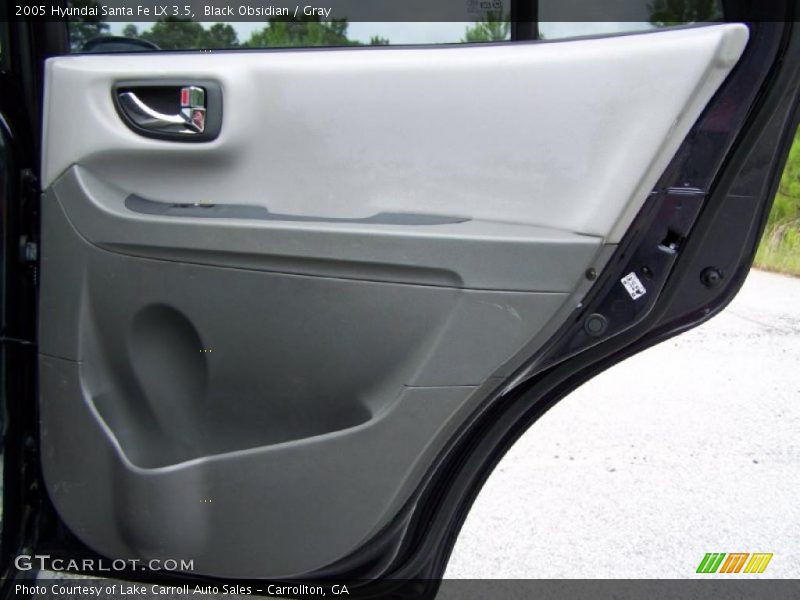 Black Obsidian / Gray 2005 Hyundai Santa Fe LX 3.5