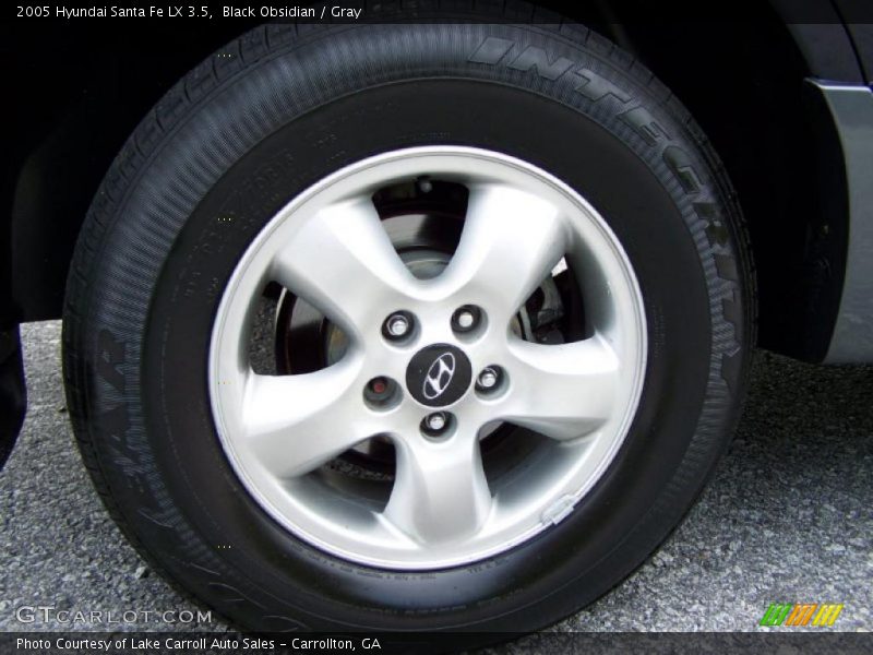 Black Obsidian / Gray 2005 Hyundai Santa Fe LX 3.5