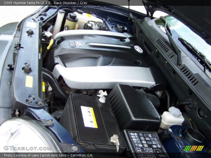 Black Obsidian / Gray 2005 Hyundai Santa Fe LX 3.5