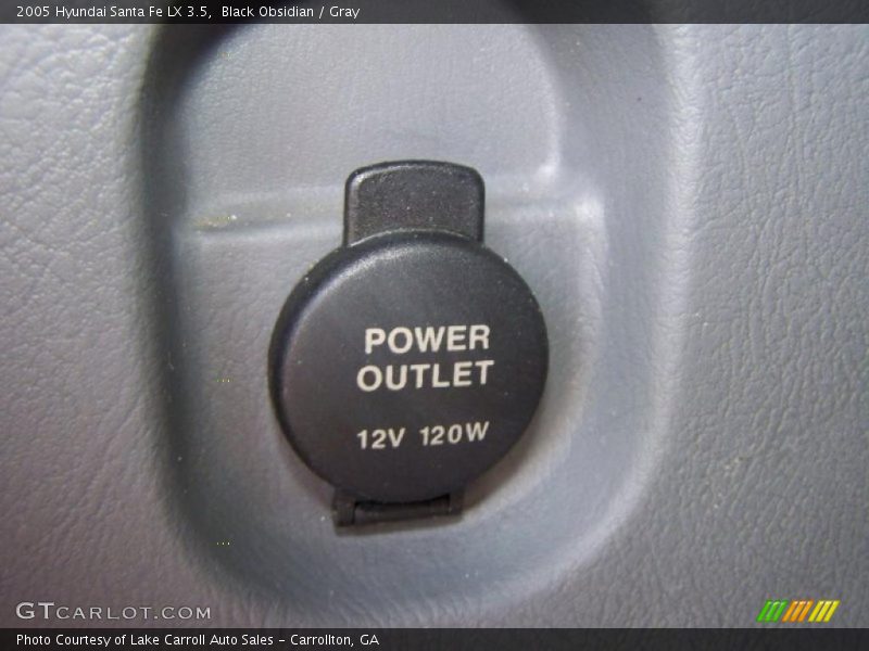 Black Obsidian / Gray 2005 Hyundai Santa Fe LX 3.5