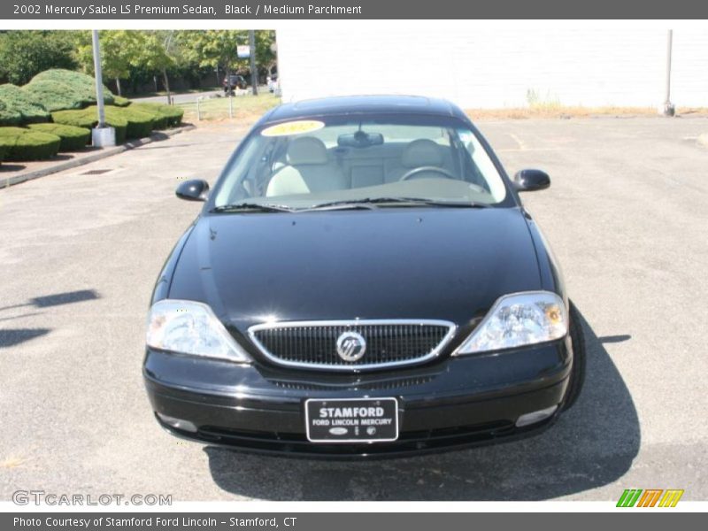 Black / Medium Parchment 2002 Mercury Sable LS Premium Sedan