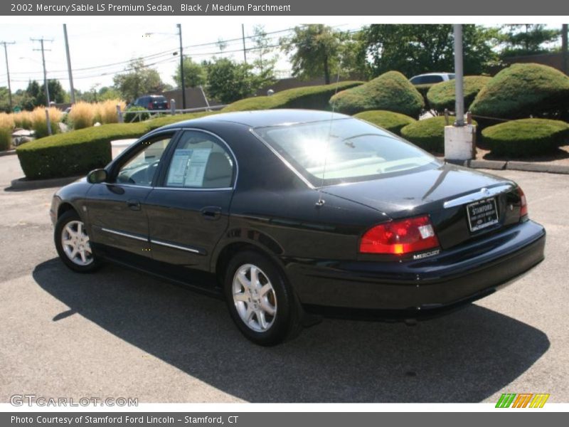 Black / Medium Parchment 2002 Mercury Sable LS Premium Sedan