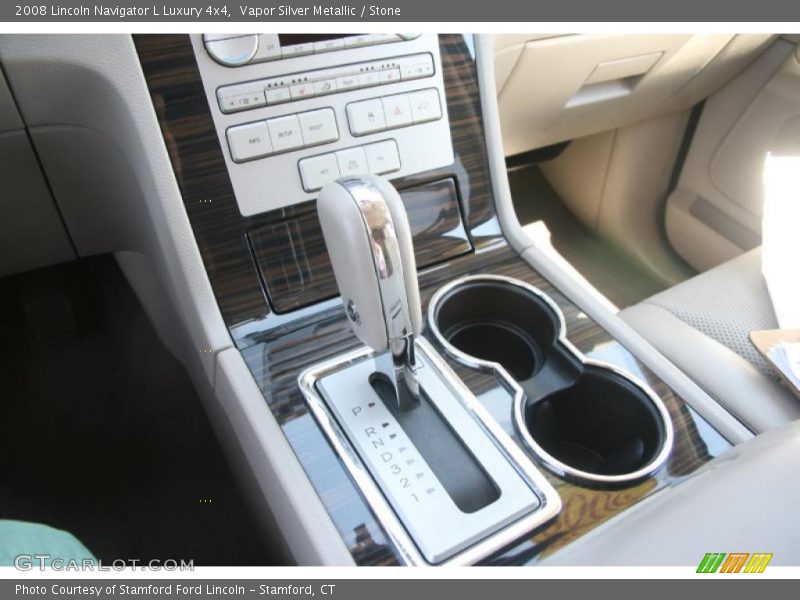 Vapor Silver Metallic / Stone 2008 Lincoln Navigator L Luxury 4x4