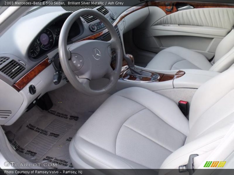 Brilliant Silver Metallic / Ash Grey 2003 Mercedes-Benz E 500 Sedan