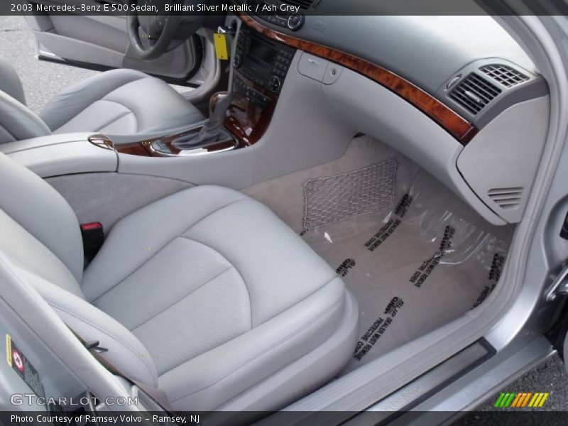 Brilliant Silver Metallic / Ash Grey 2003 Mercedes-Benz E 500 Sedan