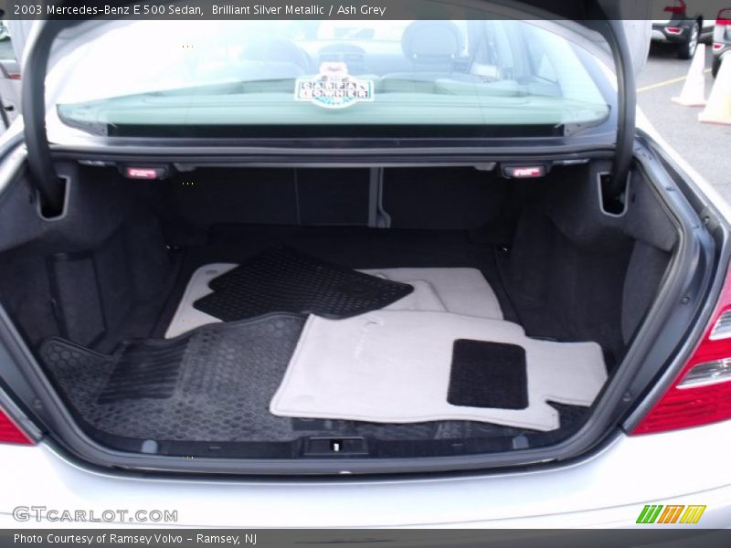Brilliant Silver Metallic / Ash Grey 2003 Mercedes-Benz E 500 Sedan