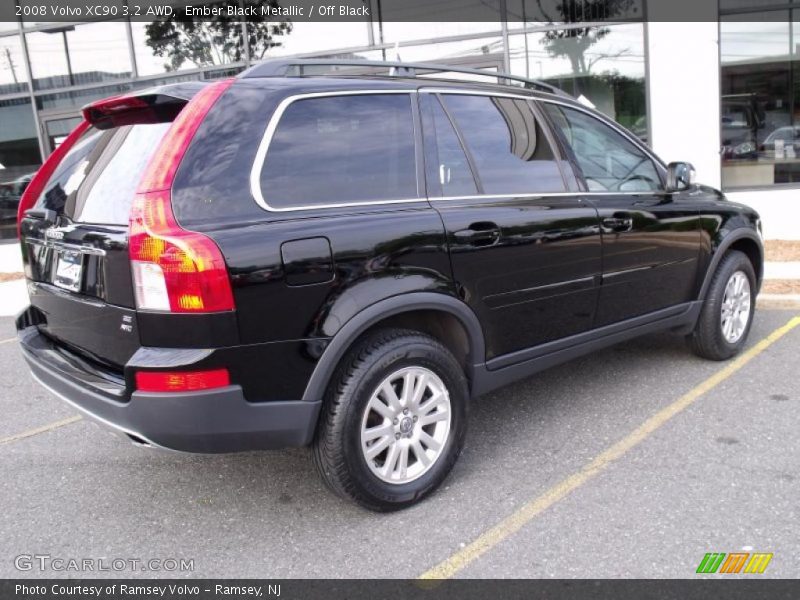 Ember Black Metallic / Off Black 2008 Volvo XC90 3.2 AWD