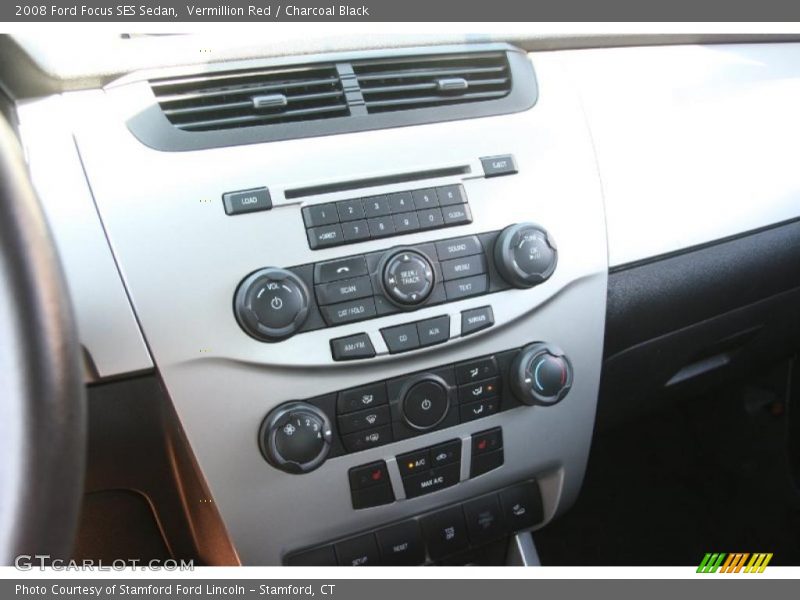 Vermillion Red / Charcoal Black 2008 Ford Focus SES Sedan