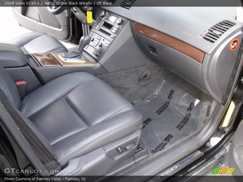 Ember Black Metallic / Off Black 2008 Volvo XC90 3.2 AWD