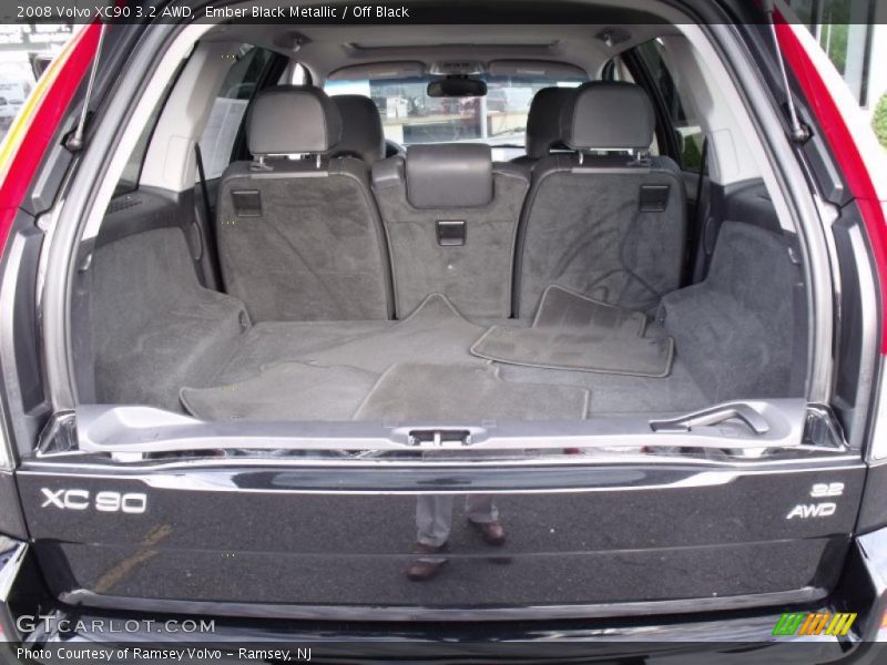Ember Black Metallic / Off Black 2008 Volvo XC90 3.2 AWD