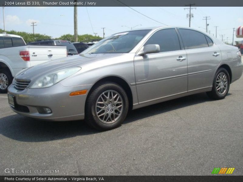 Thunder Cloud Metallic / Ivory 2004 Lexus ES 330