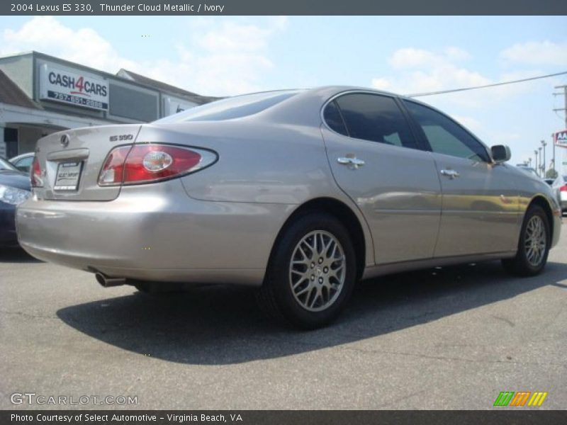 Thunder Cloud Metallic / Ivory 2004 Lexus ES 330