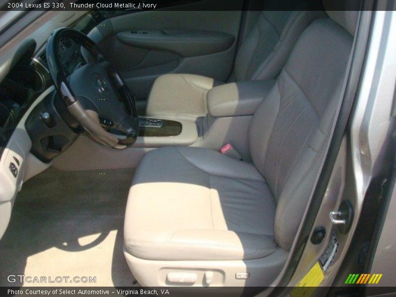 Thunder Cloud Metallic / Ivory 2004 Lexus ES 330