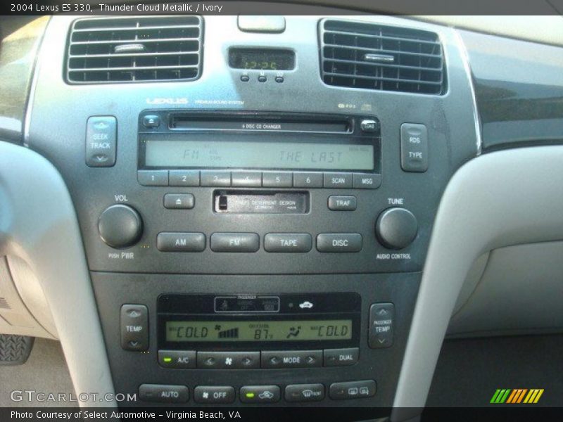 Thunder Cloud Metallic / Ivory 2004 Lexus ES 330