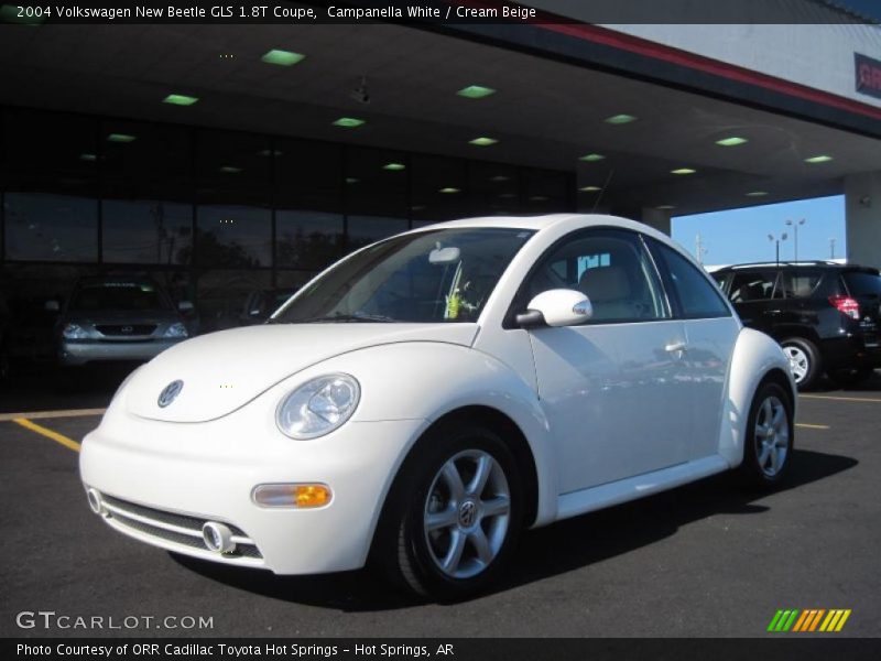 Campanella White / Cream Beige 2004 Volkswagen New Beetle GLS 1.8T Coupe