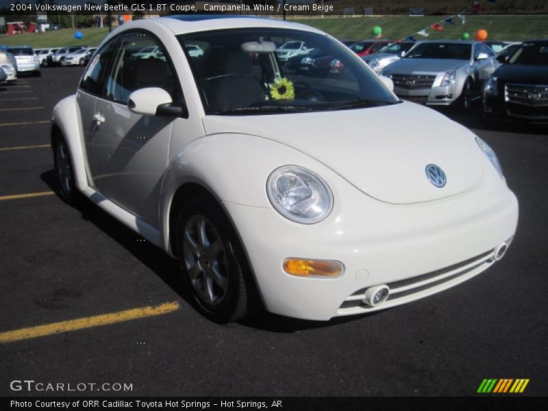 Campanella White / Cream Beige 2004 Volkswagen New Beetle GLS 1.8T Coupe