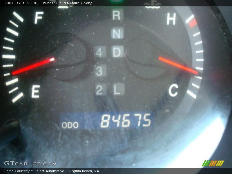 Thunder Cloud Metallic / Ivory 2004 Lexus ES 330