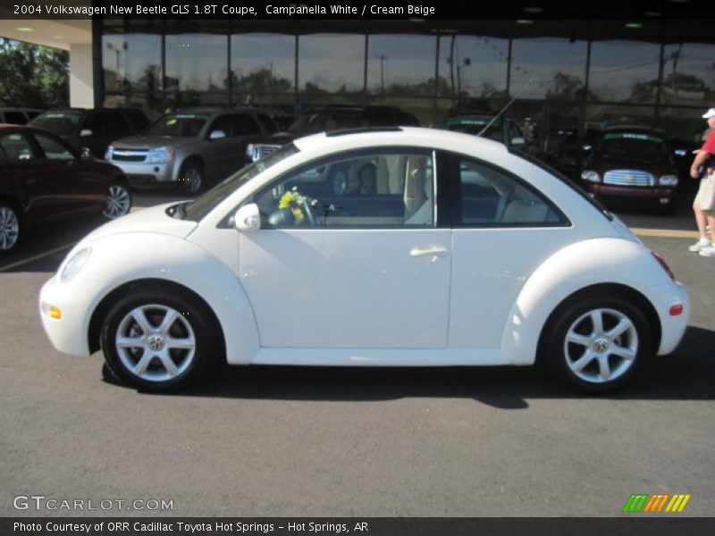 Campanella White / Cream Beige 2004 Volkswagen New Beetle GLS 1.8T Coupe