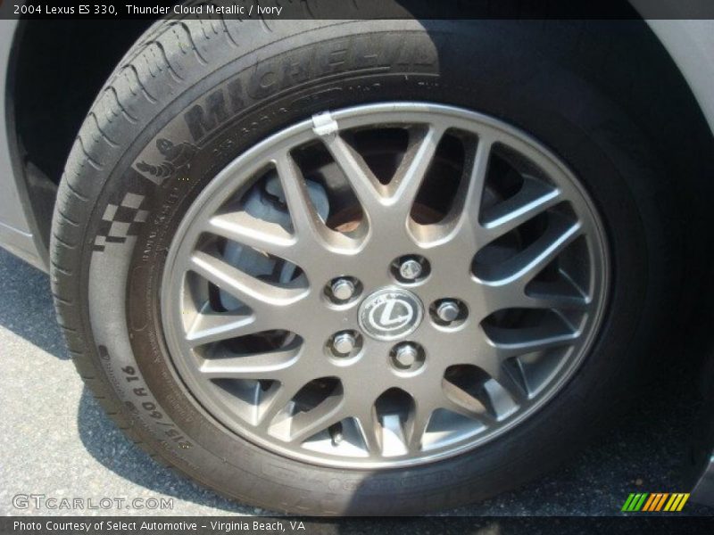 Thunder Cloud Metallic / Ivory 2004 Lexus ES 330