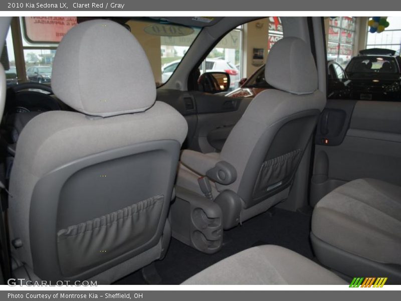 Claret Red / Gray 2010 Kia Sedona LX