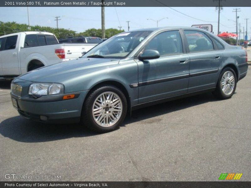 Platinum Green Metallic / Taupe/Light Taupe 2001 Volvo S80 T6