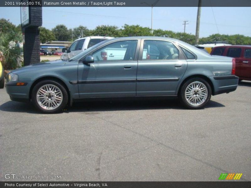 Platinum Green Metallic / Taupe/Light Taupe 2001 Volvo S80 T6