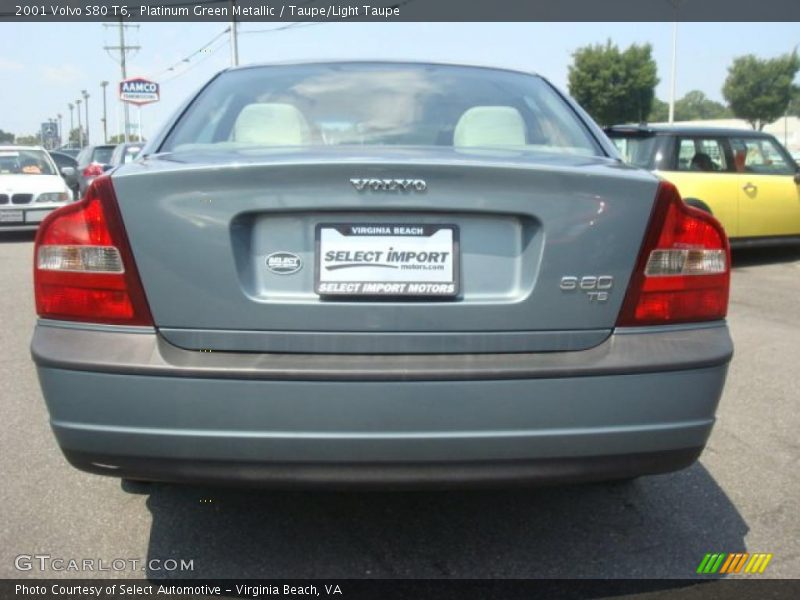 Platinum Green Metallic / Taupe/Light Taupe 2001 Volvo S80 T6