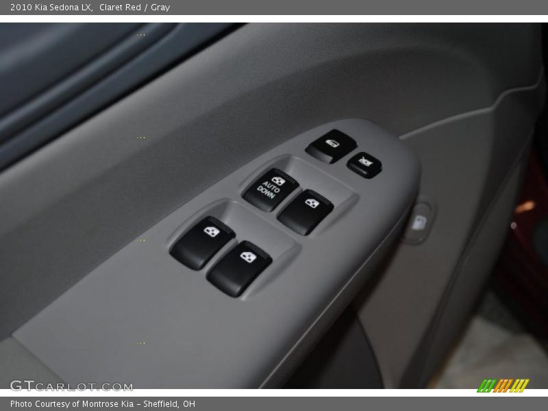 Claret Red / Gray 2010 Kia Sedona LX