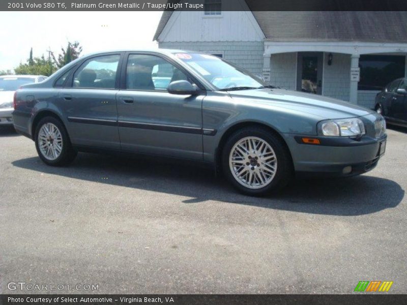 Platinum Green Metallic / Taupe/Light Taupe 2001 Volvo S80 T6