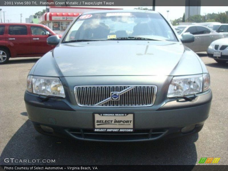 Platinum Green Metallic / Taupe/Light Taupe 2001 Volvo S80 T6