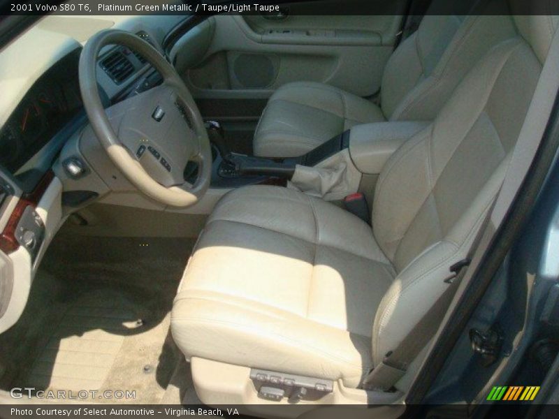 Platinum Green Metallic / Taupe/Light Taupe 2001 Volvo S80 T6