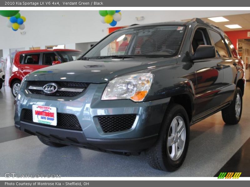 Verdant Green / Black 2010 Kia Sportage LX V6 4x4