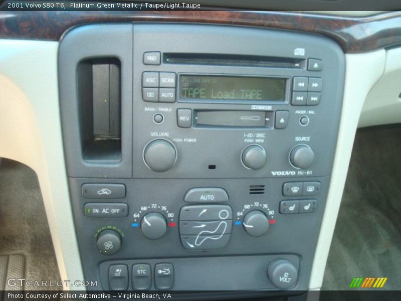 Platinum Green Metallic / Taupe/Light Taupe 2001 Volvo S80 T6