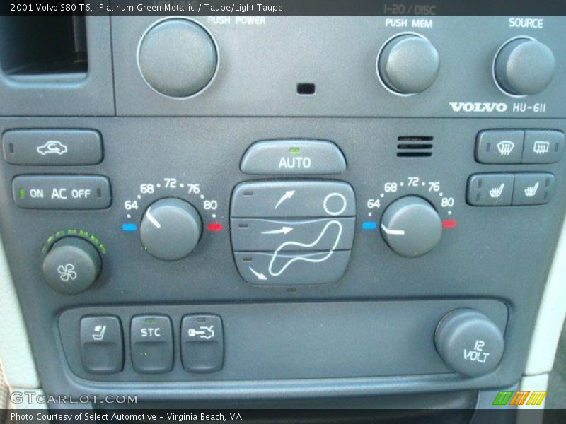 Platinum Green Metallic / Taupe/Light Taupe 2001 Volvo S80 T6