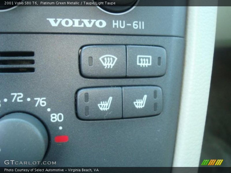 Platinum Green Metallic / Taupe/Light Taupe 2001 Volvo S80 T6