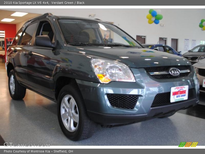 Verdant Green / Black 2010 Kia Sportage LX V6 4x4