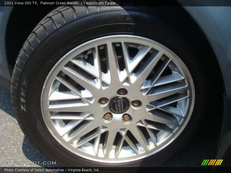 Platinum Green Metallic / Taupe/Light Taupe 2001 Volvo S80 T6