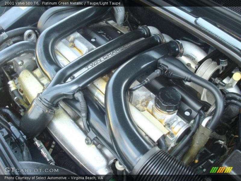 Platinum Green Metallic / Taupe/Light Taupe 2001 Volvo S80 T6