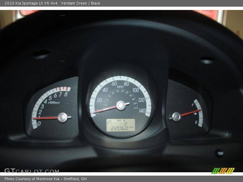 Verdant Green / Black 2010 Kia Sportage LX V6 4x4
