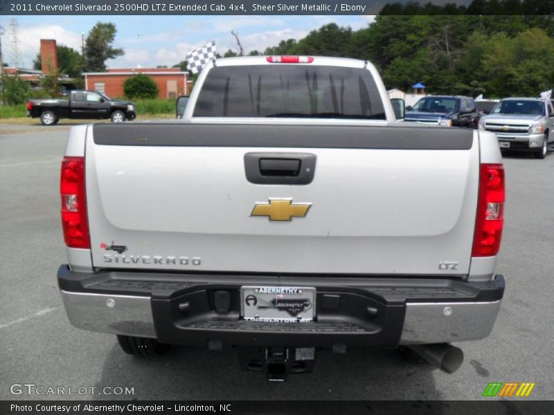 Sheer Silver Metallic / Ebony 2011 Chevrolet Silverado 2500HD LTZ Extended Cab 4x4