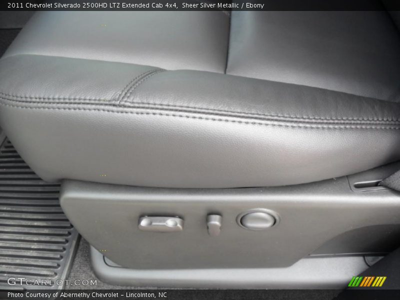 Sheer Silver Metallic / Ebony 2011 Chevrolet Silverado 2500HD LTZ Extended Cab 4x4