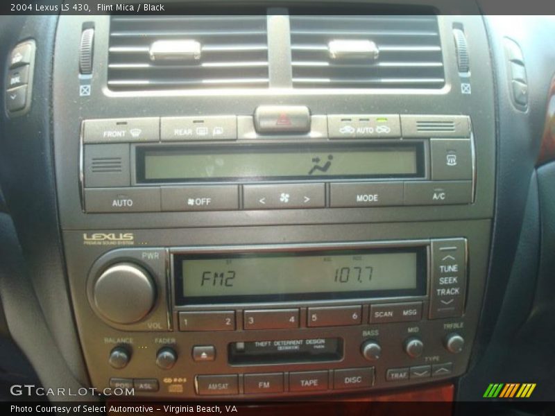 Flint Mica / Black 2004 Lexus LS 430