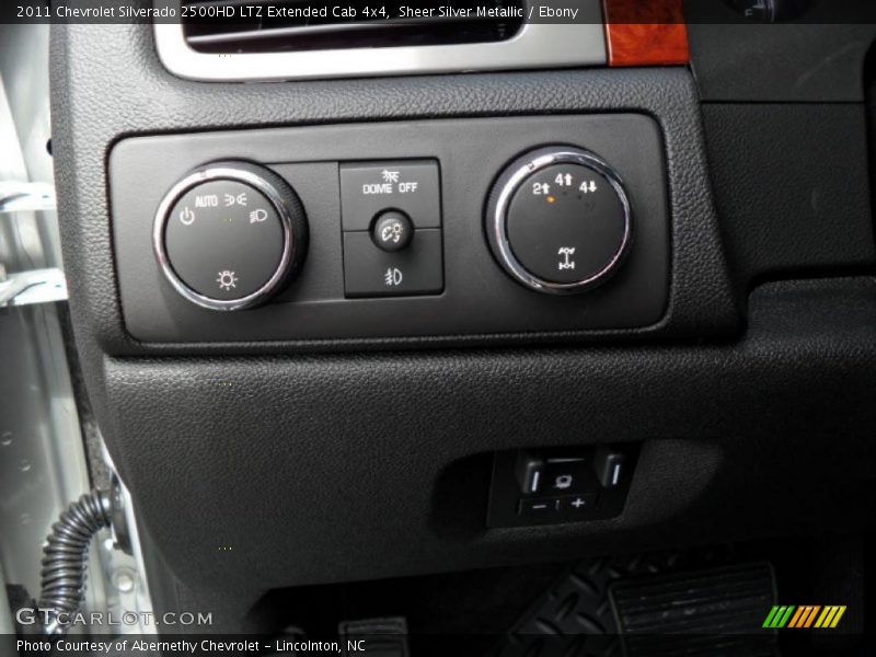Sheer Silver Metallic / Ebony 2011 Chevrolet Silverado 2500HD LTZ Extended Cab 4x4